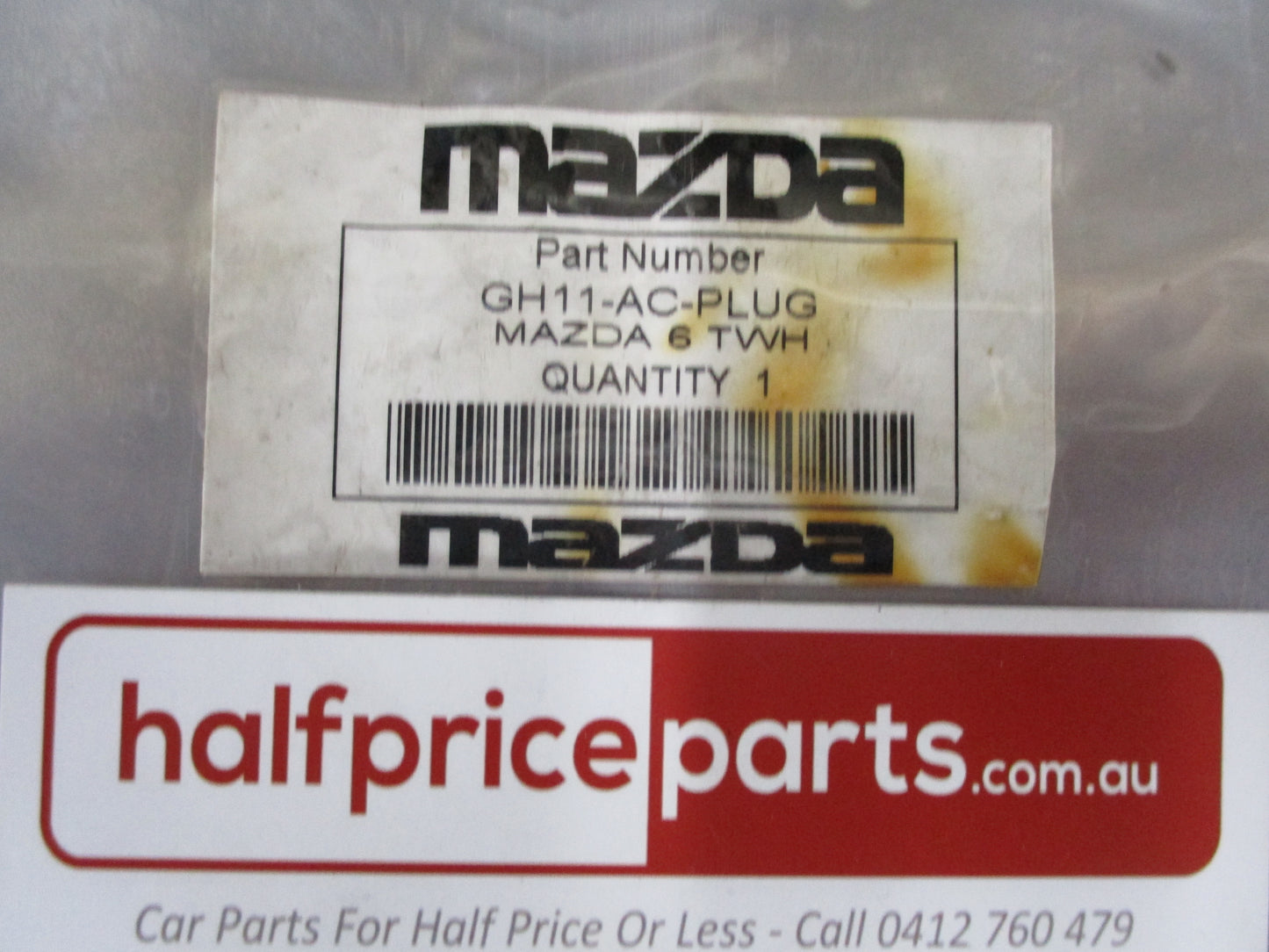 Mazda 6 Genuine 7-Pin Flat Mountless Trailer Plug Wiring Loom ONLY New Part