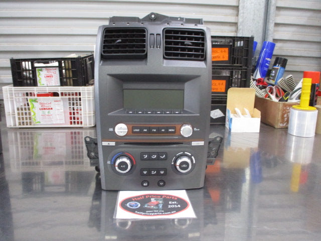 Ford Falcon BA/BF/Territory SX/SY Genuine ICC Stereo/CD/A/C Controls Unit (GUNMETAL GRAY) New Part.