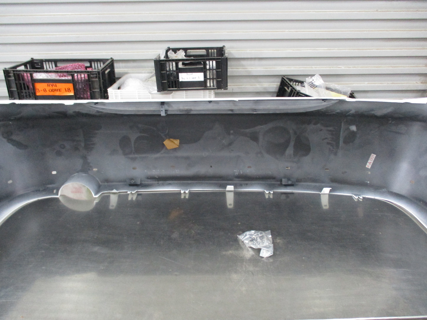 Mitsubishi Lancer Genuine Ralliart Rear Bumper White New Part