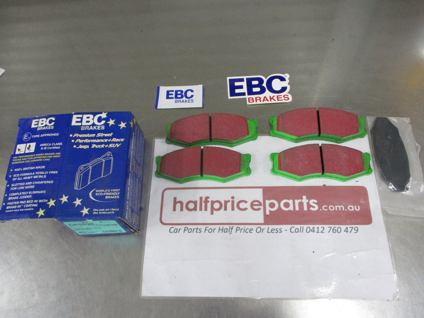EBC Greenstuff Front Disc Brake Pad Set Suits R31 Skyline-Bluebird-300ZX New Part