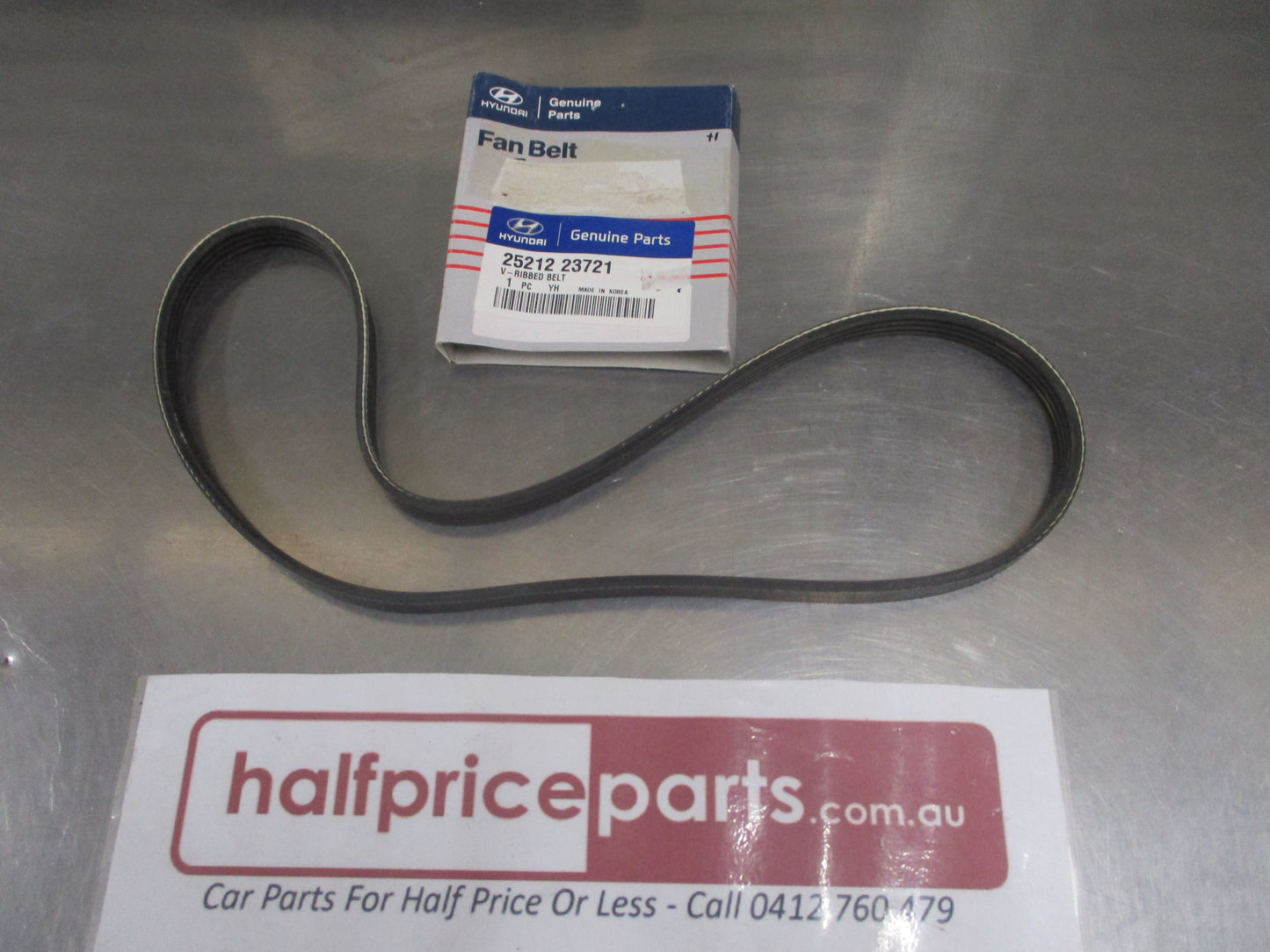 Kia Spectra/Sportage/Soul/Sephia/Hyundai Elantra/Tucson Genuine Water Pump V-Ribbed Belt New Part