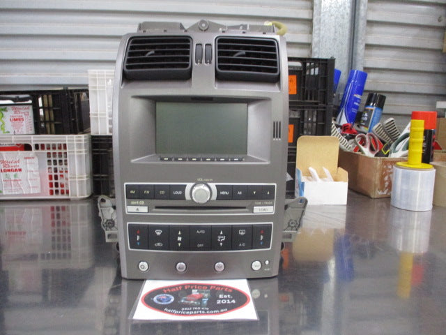 Ford Falcon BA/BF/Territory SX/SY Genuine ICC Stereo/6 Stack CD/A/C Controls Unit (GRAY) New Part.