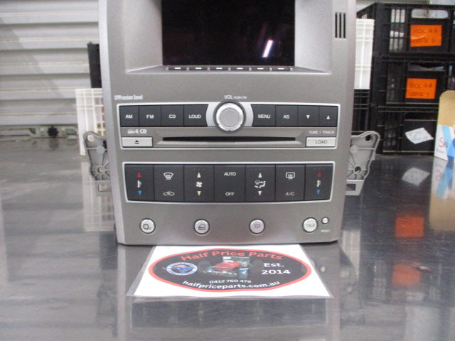 Ford Falcon BA/BF/XR6/XR8/FPV GT/Territory SX/SY Genuine ICC Stereo/6 Stack CD/A/C Controls Unit (GRAY) New Part.