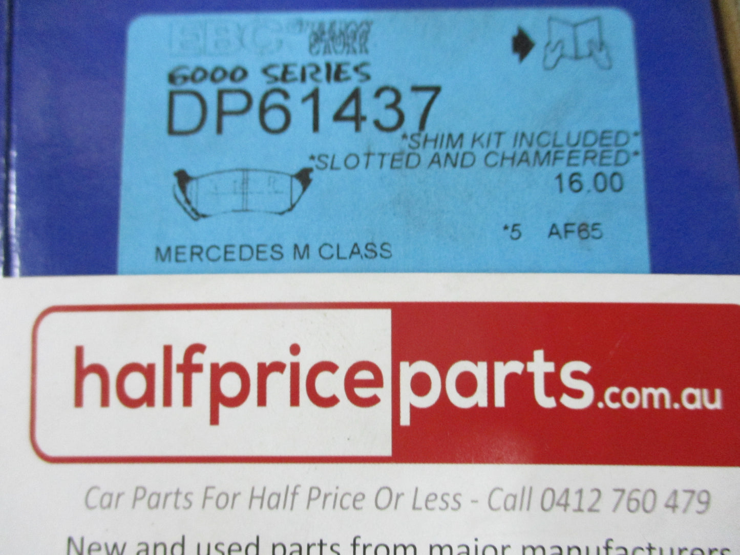 EBC Greenstuff Rear Disc Brake Pad Set Suits Mercedes Benz M-Class New Part