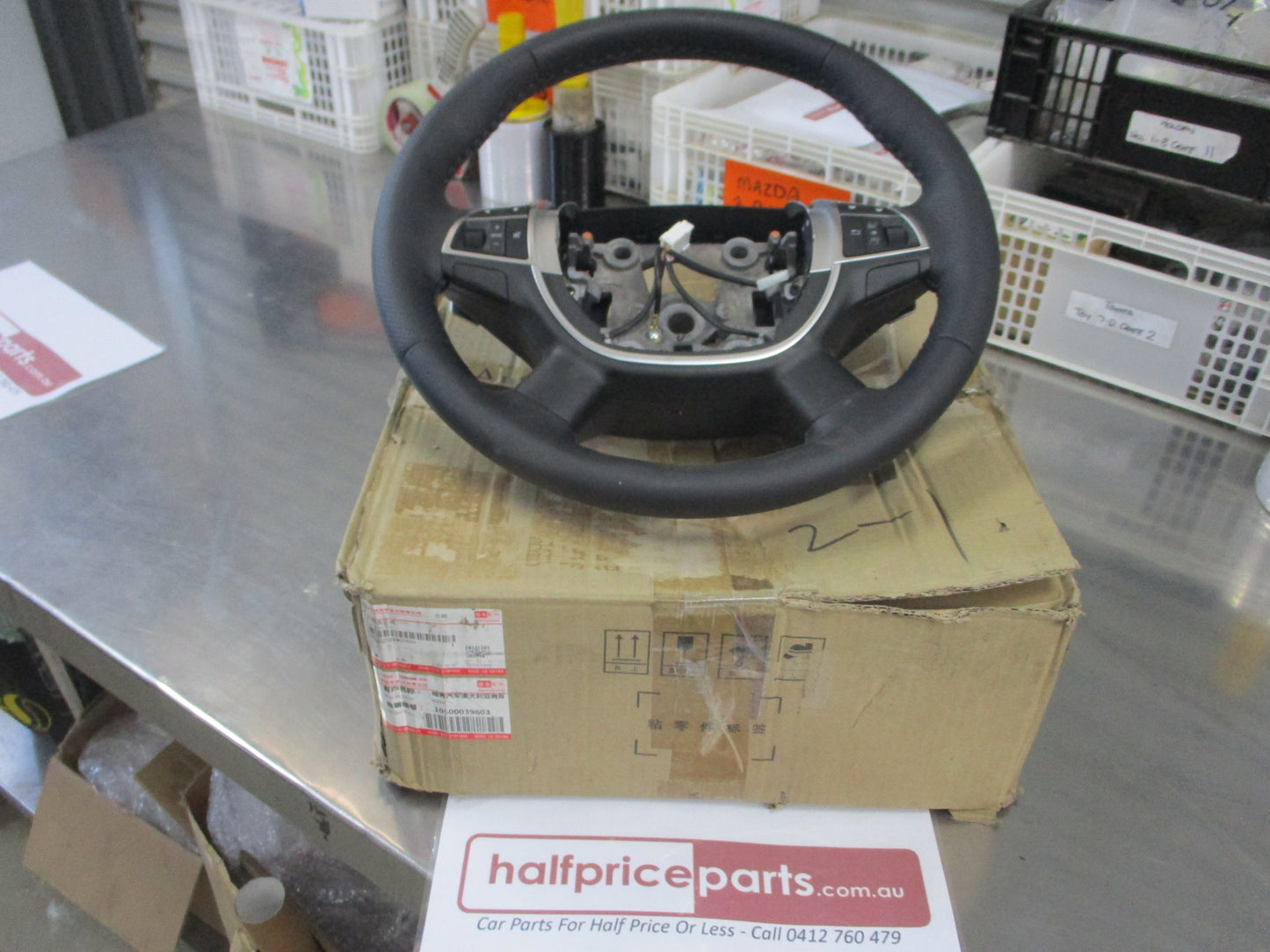 Great Wall Haval H9 Ultra Genuine Leather Steering Wheel With Controls New Part