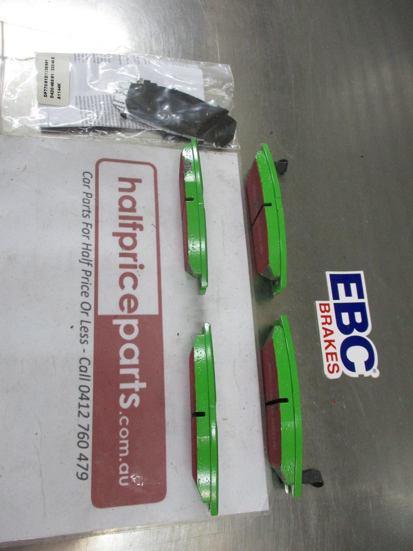 EBC Greenstuff Front Disc Brake Pad Set Suits Honda Accord-Civic-Integra New Part