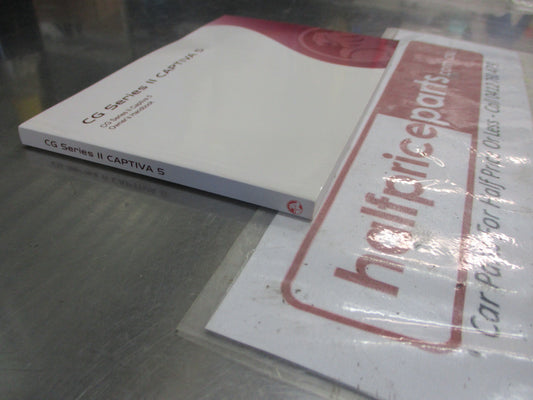 Holden CG Captiva 5 Series 2 Genuine Owners Manual New Part