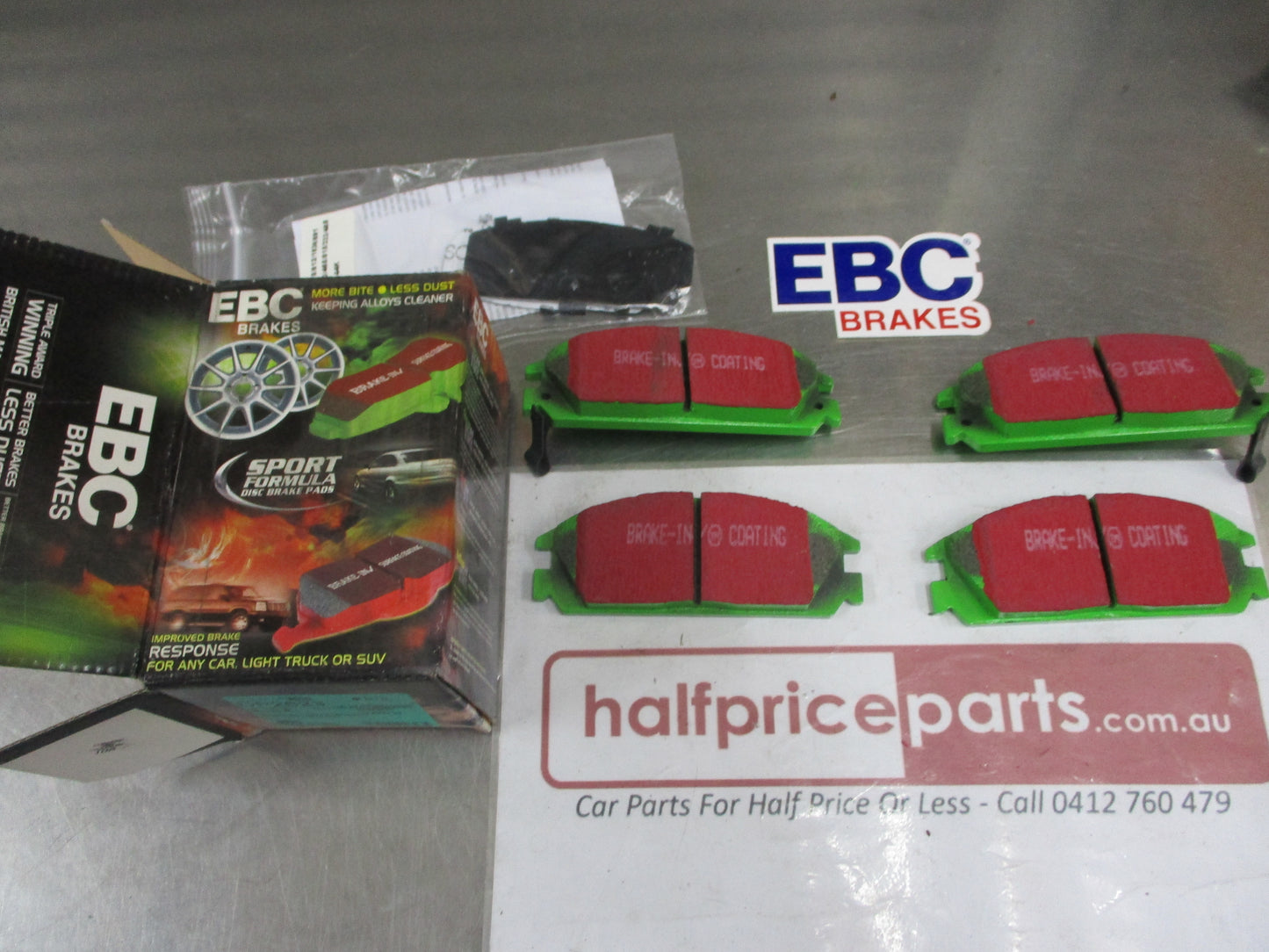 EBC Greenstuff Front Disc Brake Pad Set Suits Honda Accord-Civic-Integra New Part