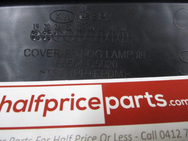 Kia Seltos Genuine Front Right Hand (Driver's) Fog Light Trim New Part