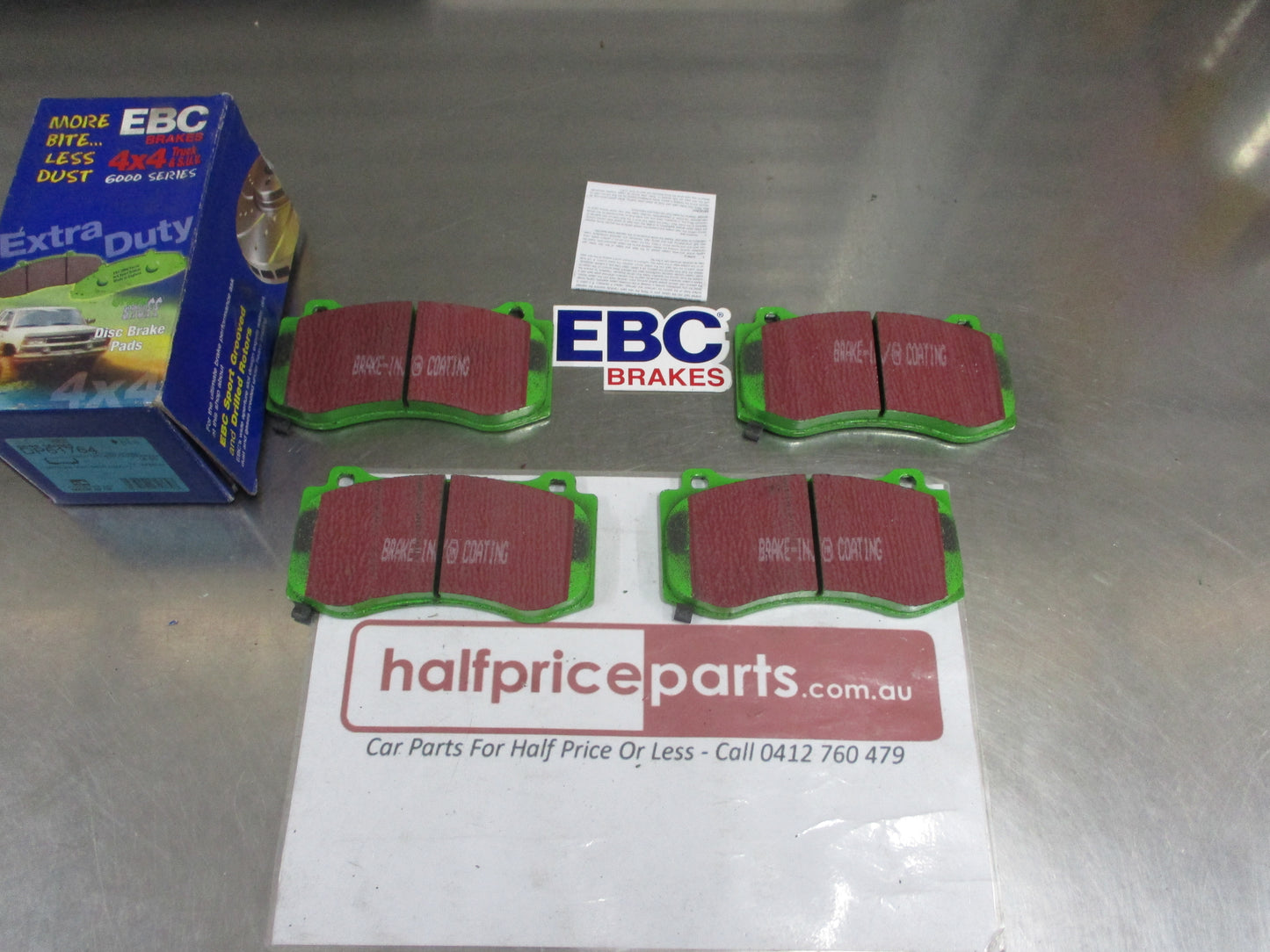 EBC Greenstuff Front Disc Brake Pad Set Suits Chrysler 300C-Dodge Challenger-Magnum-Jeep Grand Cherokee New Part