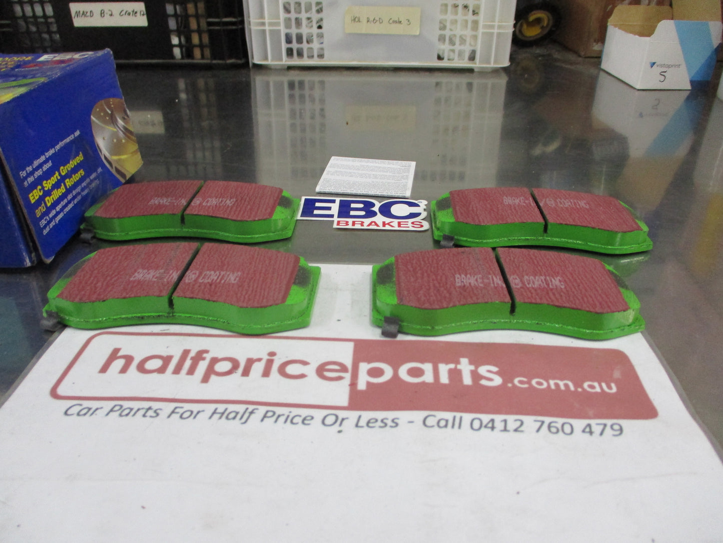 EBC Greenstuff Front Disc Brake Pad Set Suits Chrysler 300C-Dodge Challenger-Magnum-Jeep Grand Cherokee New Part