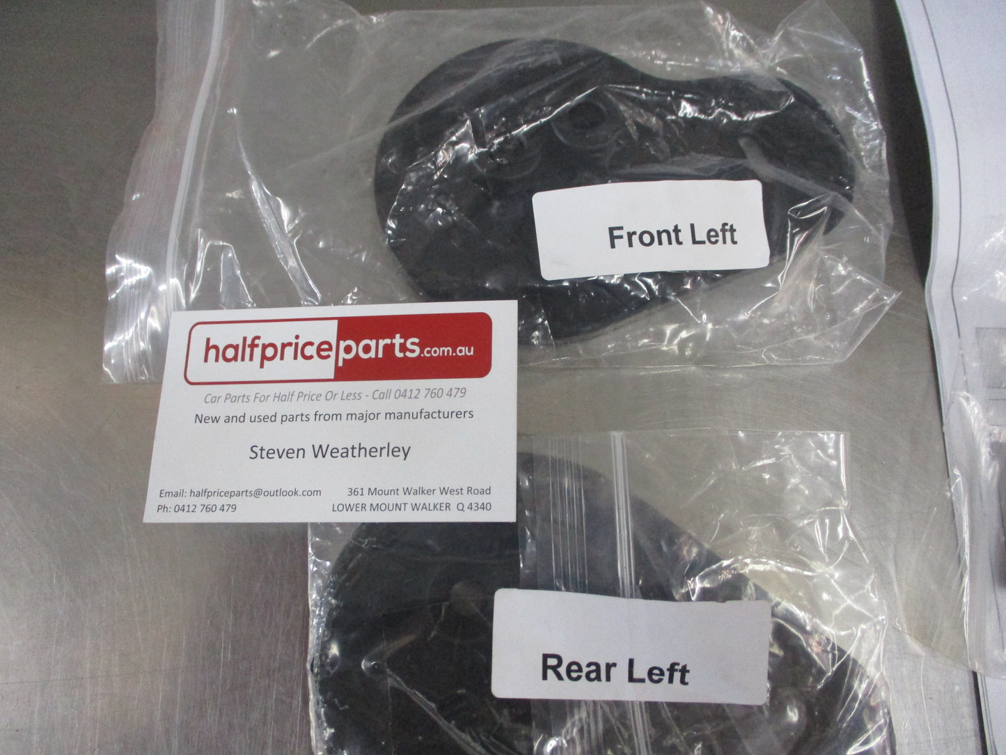 Mazda BT-50 Genuine Rear Sports Bar To Rolla Trac Adaptor Kit New Part