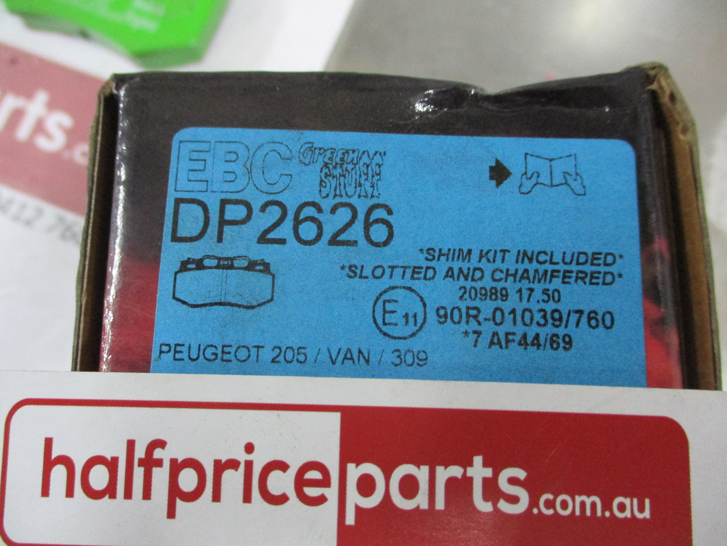 EBC Greenstuff Front Disc Brake Pad Set Suits Peugeot 106 New Part