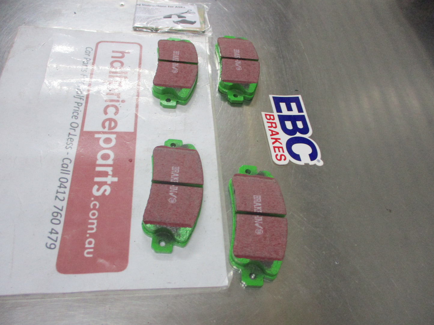EBC Greenstuff Front Disc Brake Pad Set Suits Alfa Romeo 33-Arna-Nissan Pulsar N12 New Part