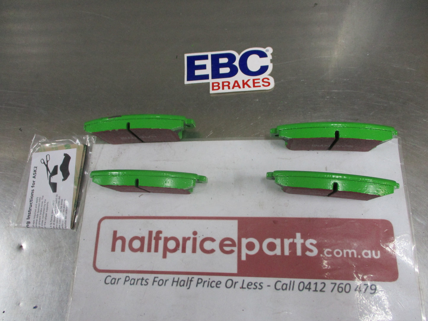 EBC Greenstuff Front Disc Brake Pad Set Suits Alfa Romeo 33-Arna-Nissan Pulsar N12 New Part