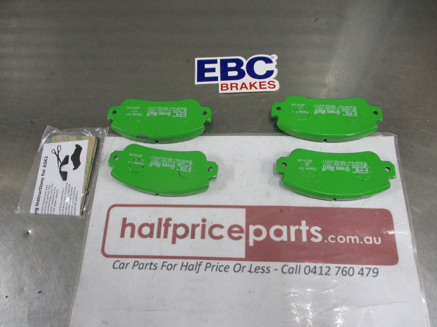EBC Greenstuff Front Disc Brake Pad Set Suits Alfa Romeo 33-Arna-Nissan Pulsar N12 New Part