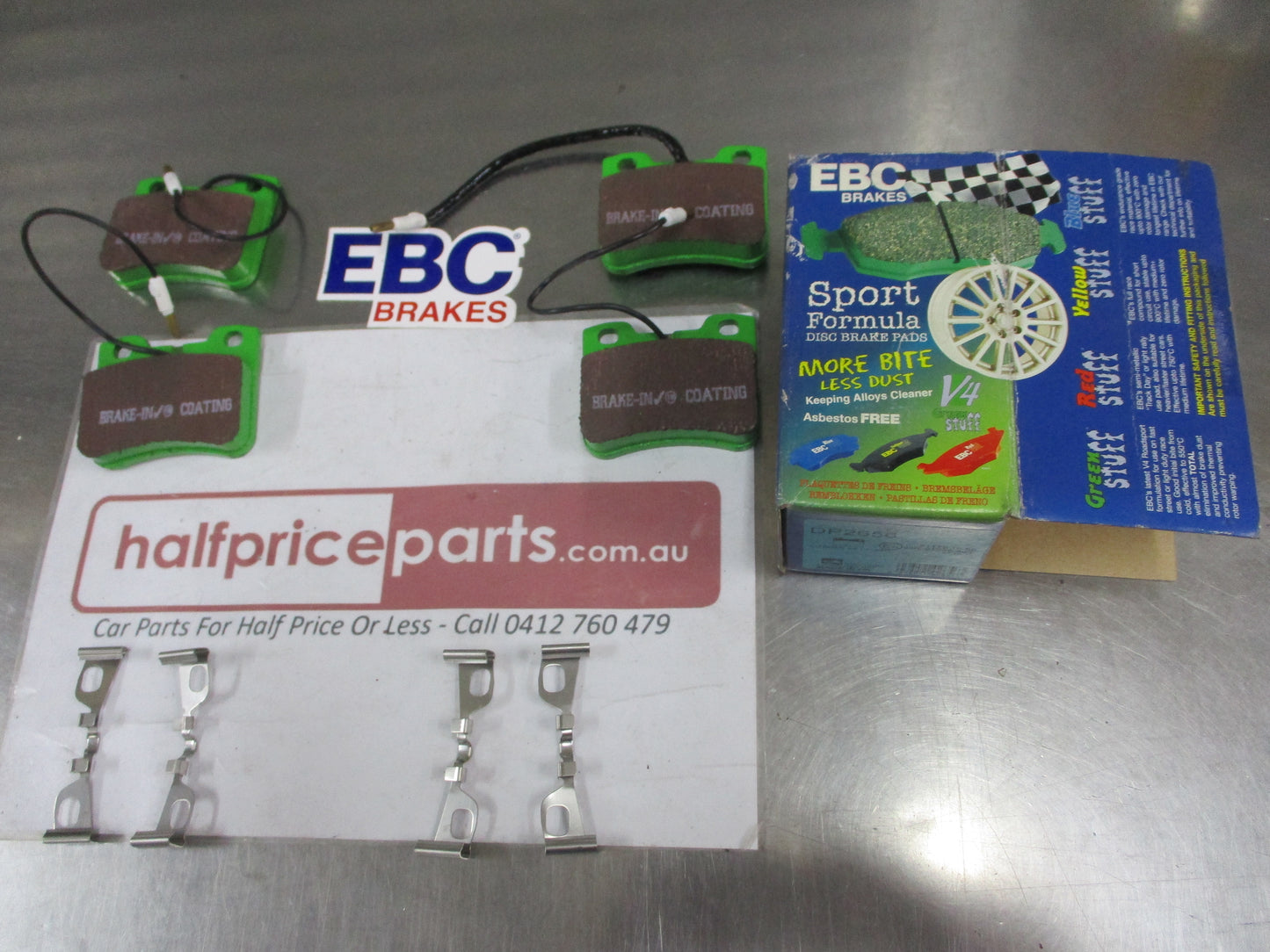 EBC Greenstuff Front Disc Brake Pad Set Suits Peugeot 106 New Part