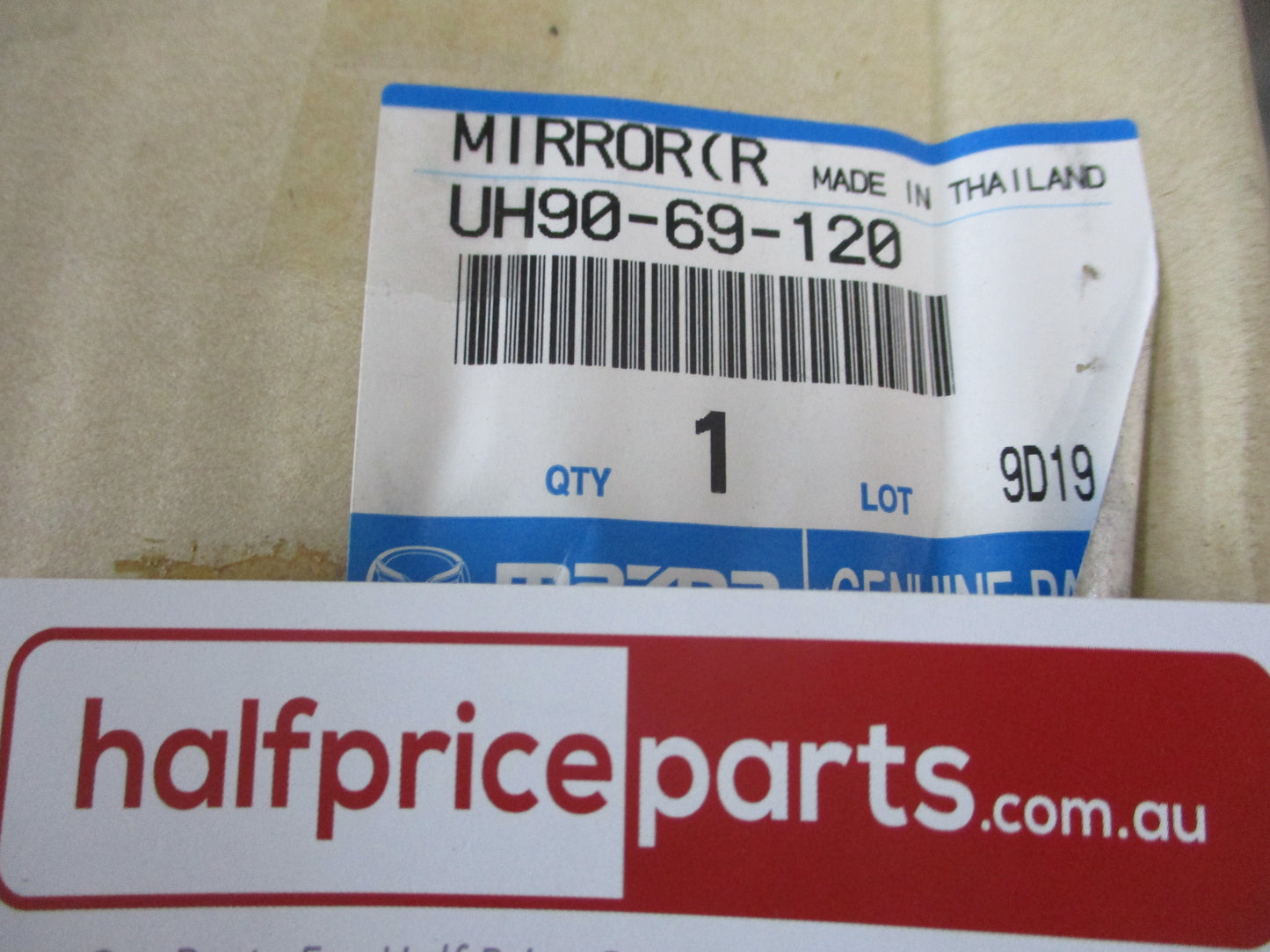 Mazda BT-50 Genuine Drivers Right Hand Mirror Base New Part