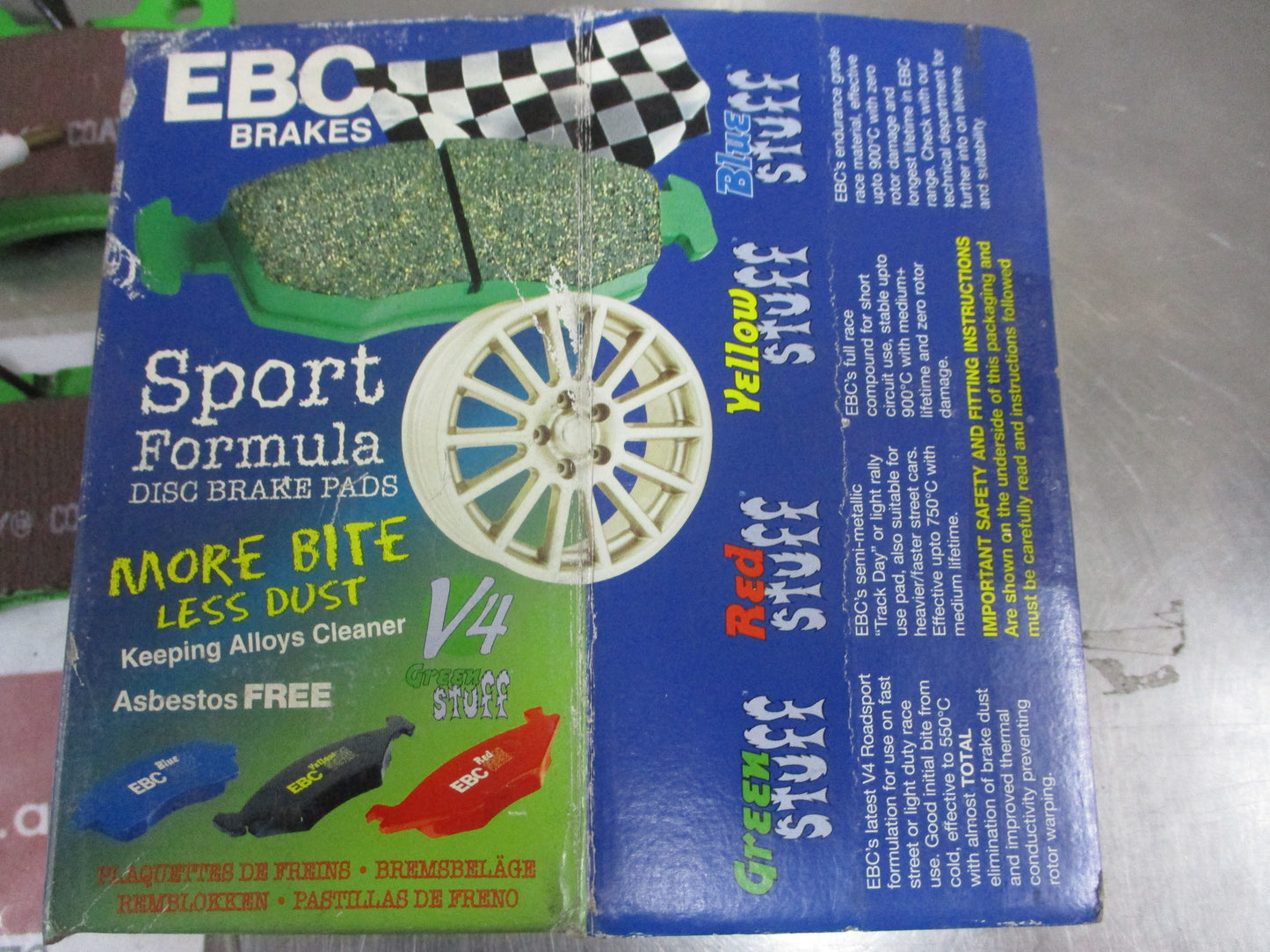 EBC Greenstuff Front Disc Brake Pad Set Suits Peugeot 106 New Part