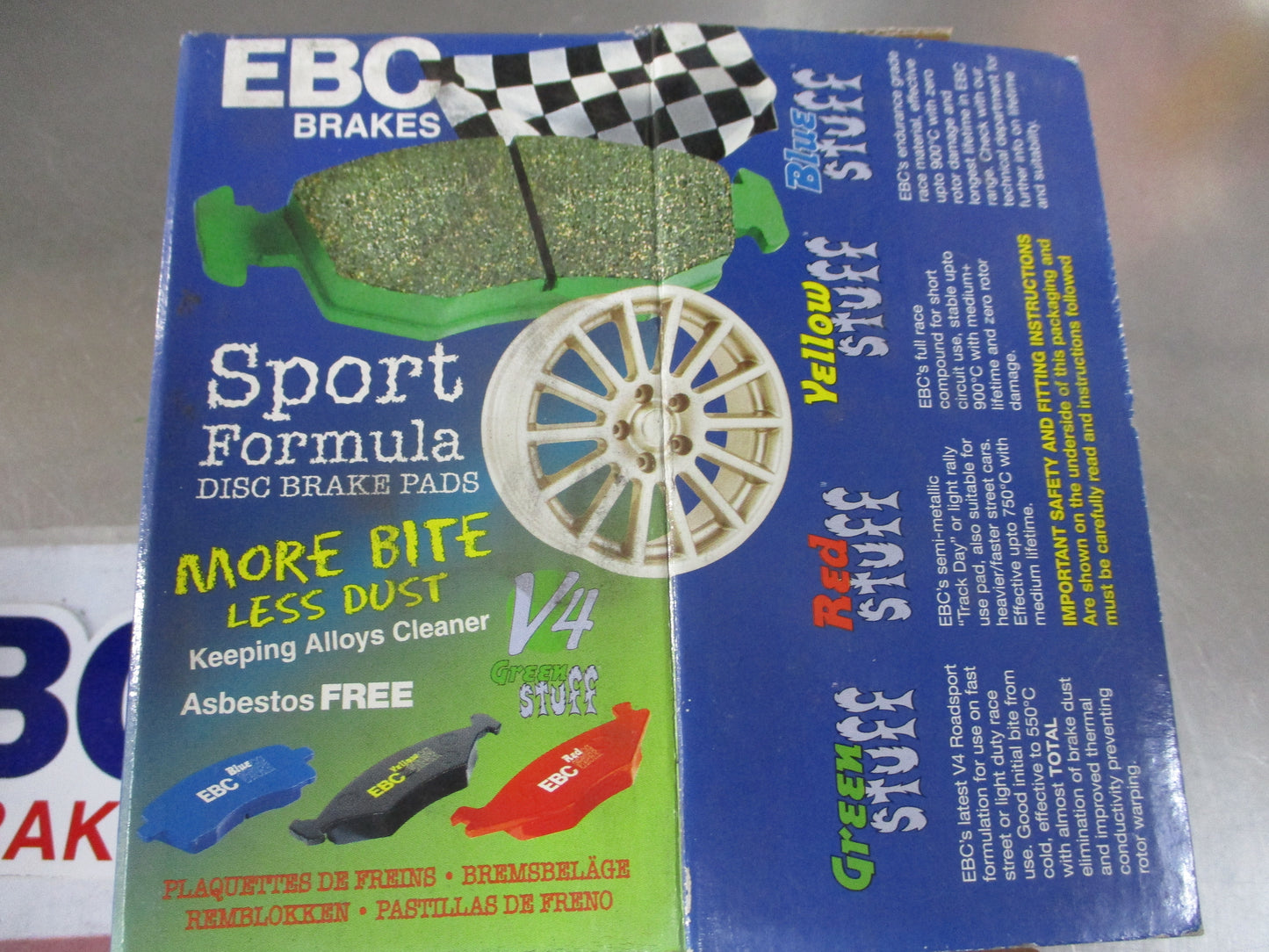 EBC Greenstuff Front Disc Brake Pad Set Suits Audi 100-80-90-Coupe/Ford Escort/VW Passat New Part