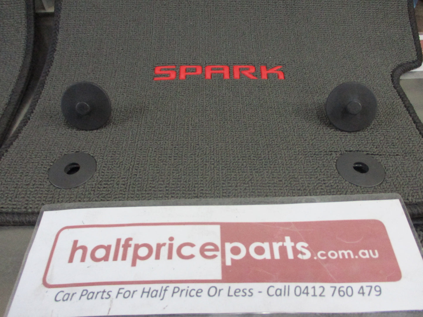Holden MJ Spark Genuine Gray Carpet Floor Mat Set New Part