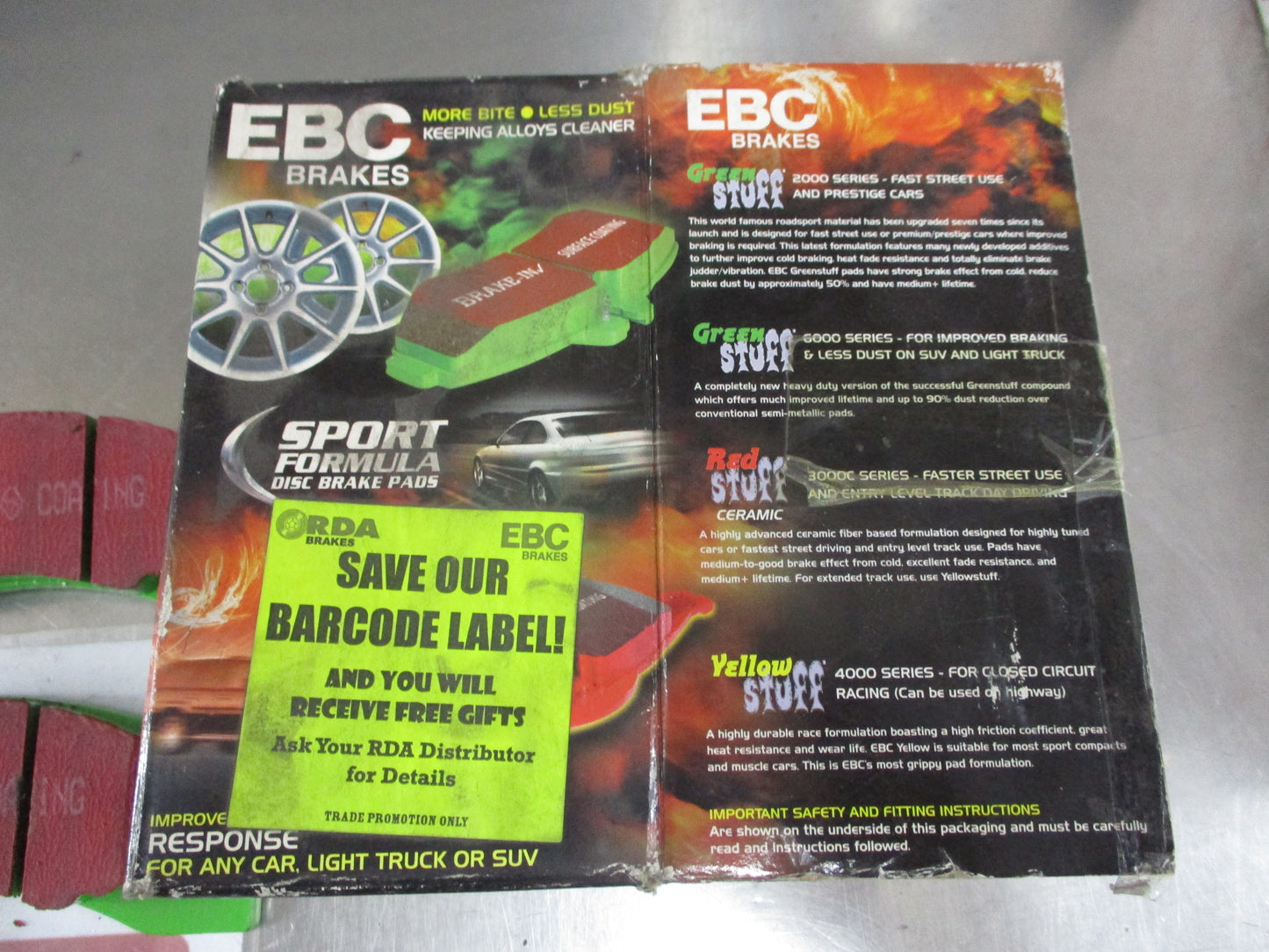 EBC Greenstuff Front Disc Brake Pad Set Suits Jeep Grand Cherokee New Part