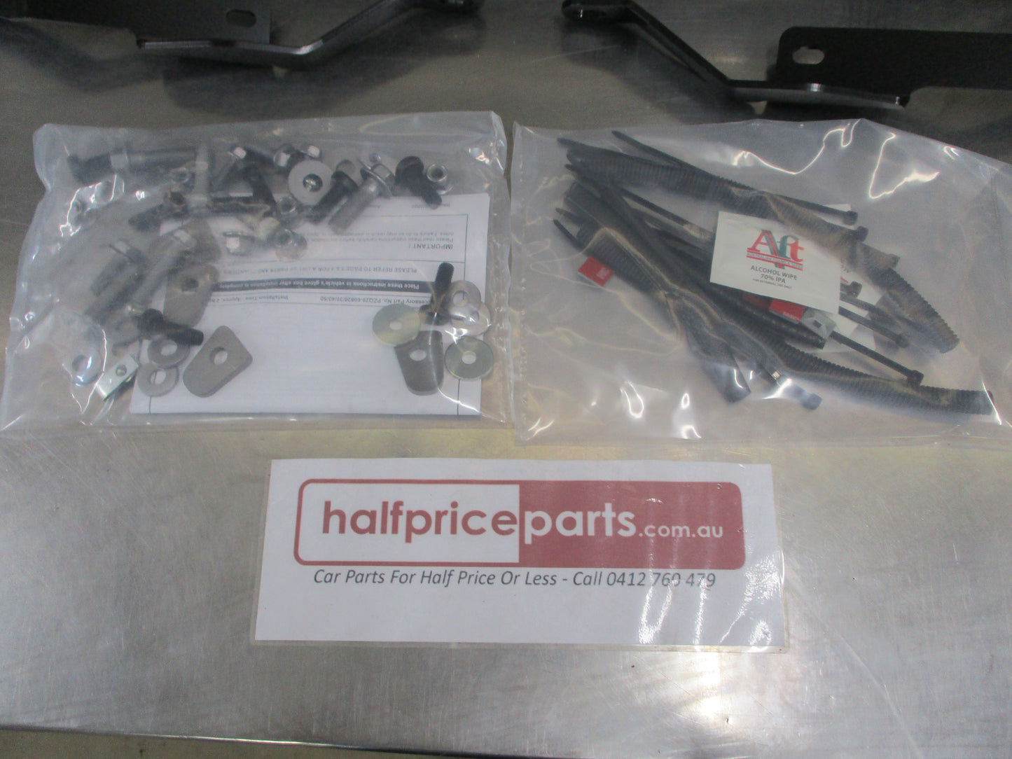 Toyota Landcruiser Prado VX/Kakadu Genuine Black Nudge Bar Kit With Light Pods New Part