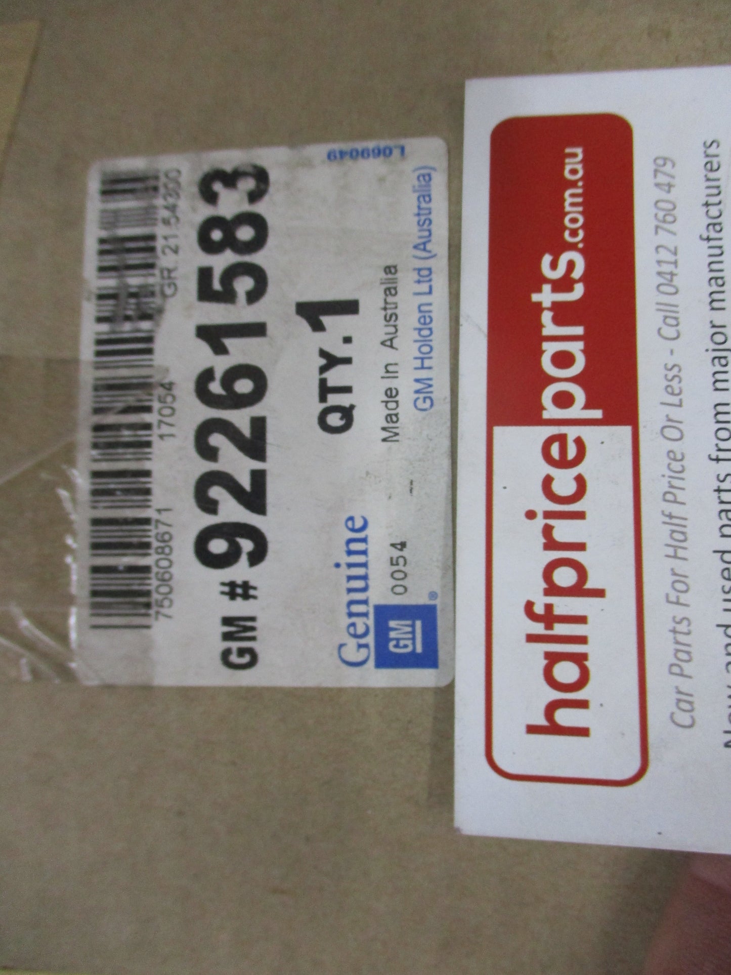 Holden JH Cruze Genuine Left Hand Front Door Decal Hatch-Sedan New Part