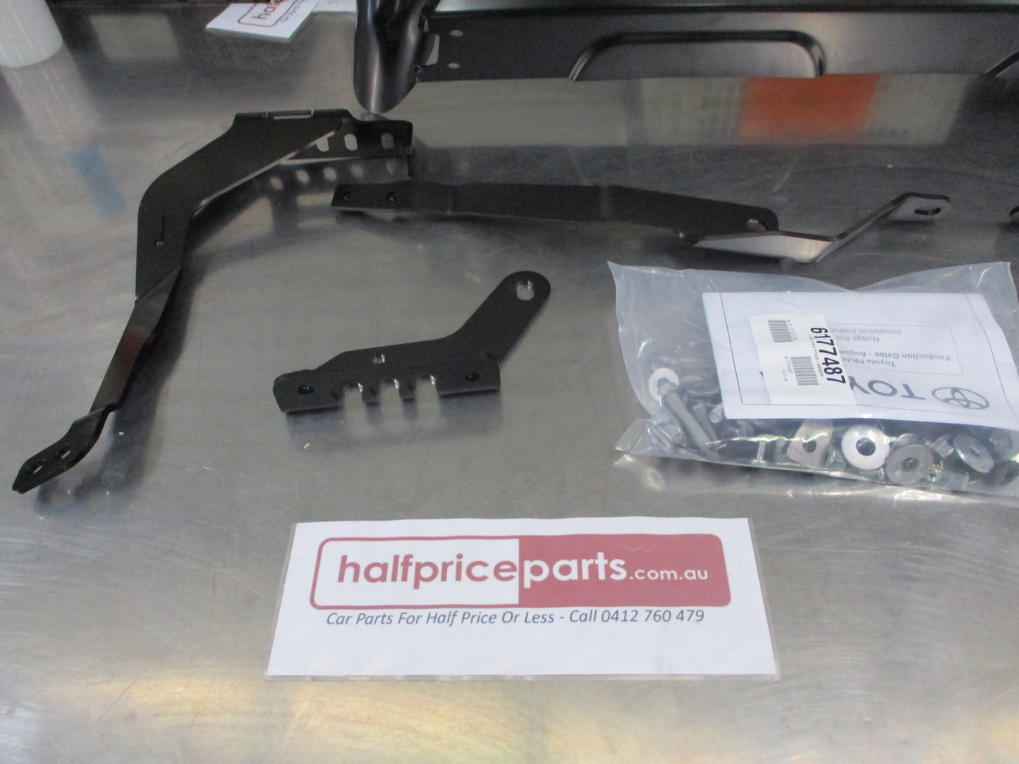 Toyota Landcruiser Prado VX/Kakadu Genuine Black Nudge Bar Kit With Light Pods New Part