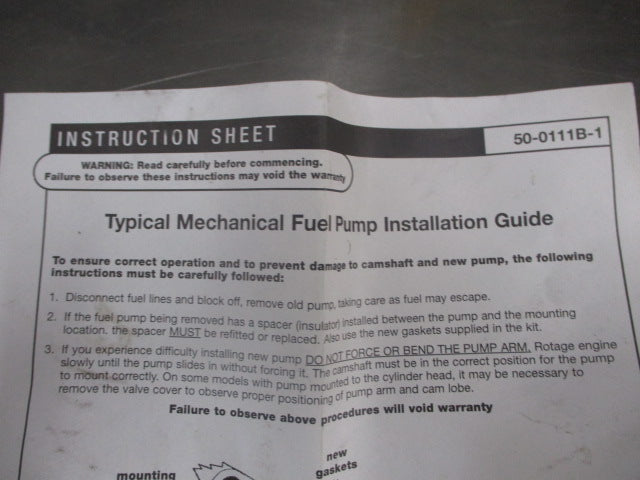 Fuelmiser Fuel Pump Suits Ford Maverick DA/Patrol MQ,MK,GQ New Part