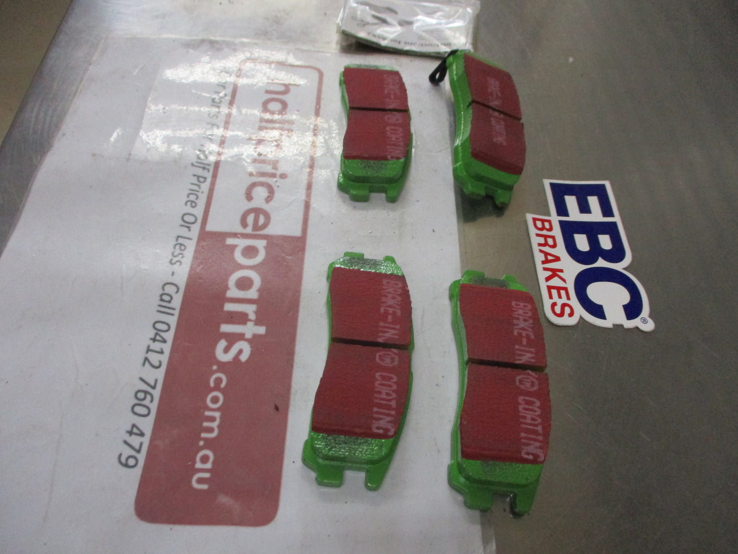 EBC Greenstuff Rear Disc Brake Pad Set Suits Mazda 626/Mitsubishi Galant-Eclipse-Pajero New Part