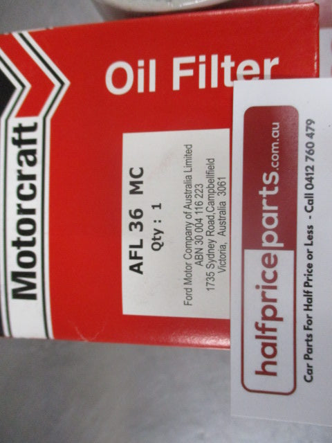 Motorcraft Genuine Long Life Oil Filter Suits Ford Courier/Econovan/Telstar/Trader New Part