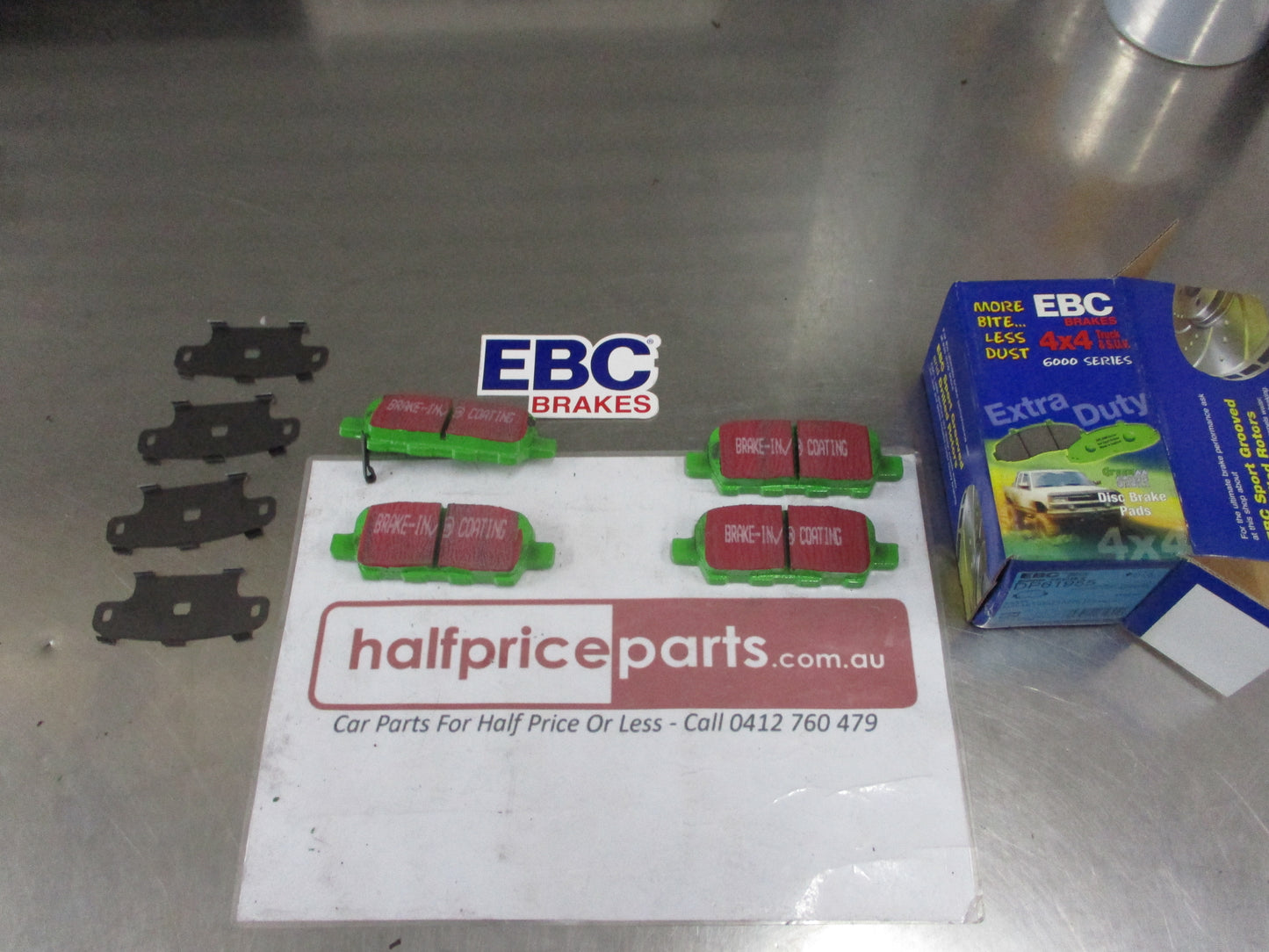 EBC Greenstuff Rear Disc Brake Pad Set Suits Nissan Pulsar-Qashqai-X-Trail/Renault Koleos/Suzuki Grand Vitara New Part