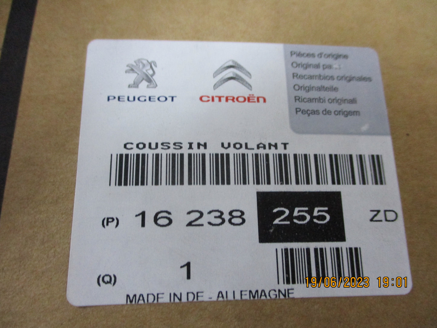 Citroen C4 Series II Genuine Air Bag Steering Wheel New Part