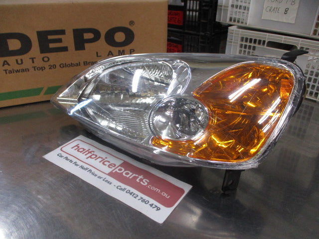 Depo Honda Civic ES Sedan Passenger Side Left Hand Front Head Light New Part
