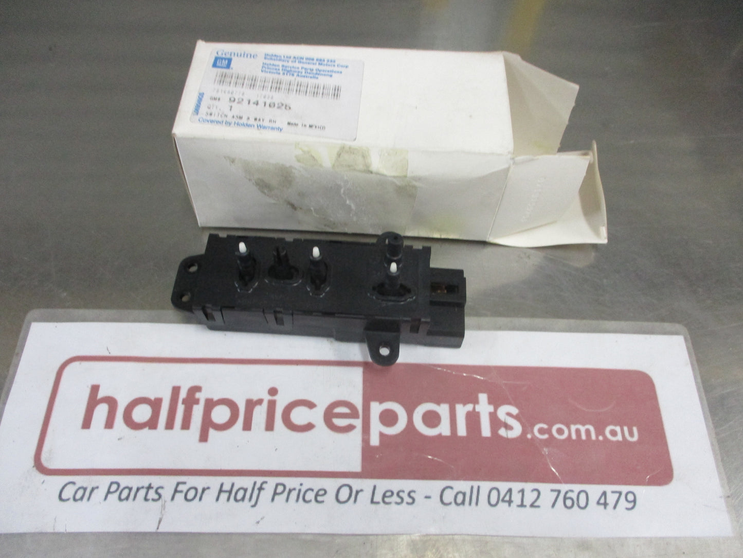 Holden VT-VX-VY-VZ-VE Commodore Genuine Drivers Front Seat 8 Way Seat Control Switch New Part