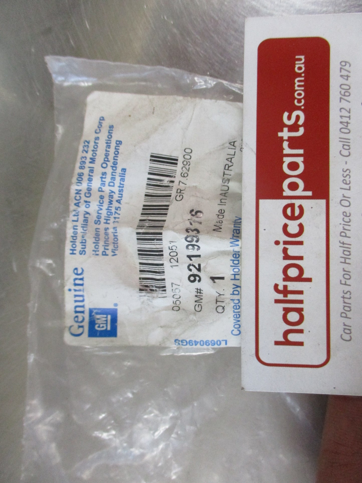 Holden VF Commodore Genuine Spare Wheel Retainer New Part