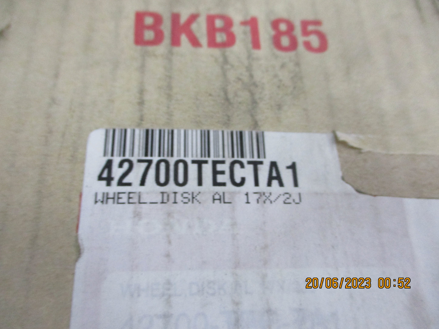Honda Civic Genuine Alloy Wheel 17x7J New Part