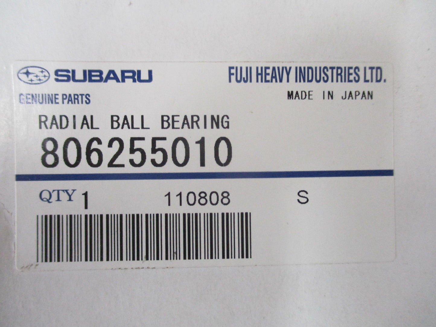 Subaru Genuine Impreza / Forester / Legacy Transfer Case Output Shaft Bearing New Part