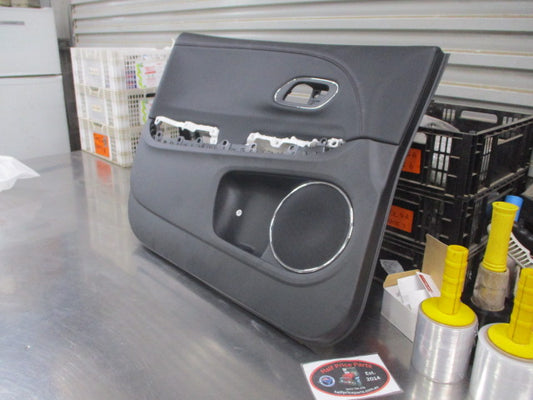 Honda HR-V Genuine Passenger Front Door Trim (Leather Red Stitching)Chrome Bezel New Part