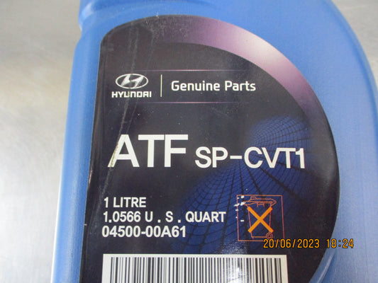 Hyundai Genuine CVTF SP-CVT1 Transmission Oil 1 Liter New Part