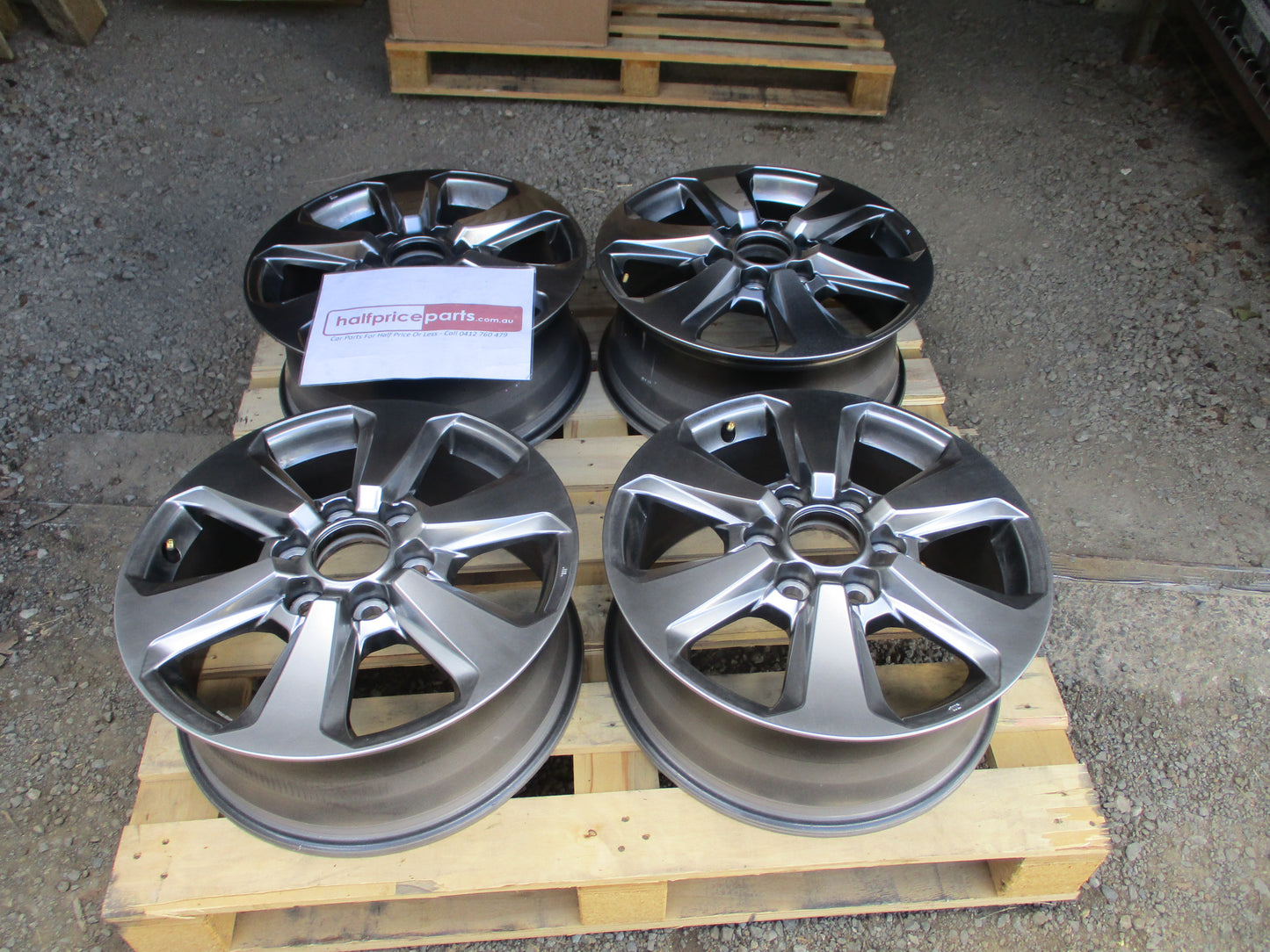 Toyota Landcruiser 300 Series Genuine Alloy Wheels Set 4 (No Caps) Used Part
