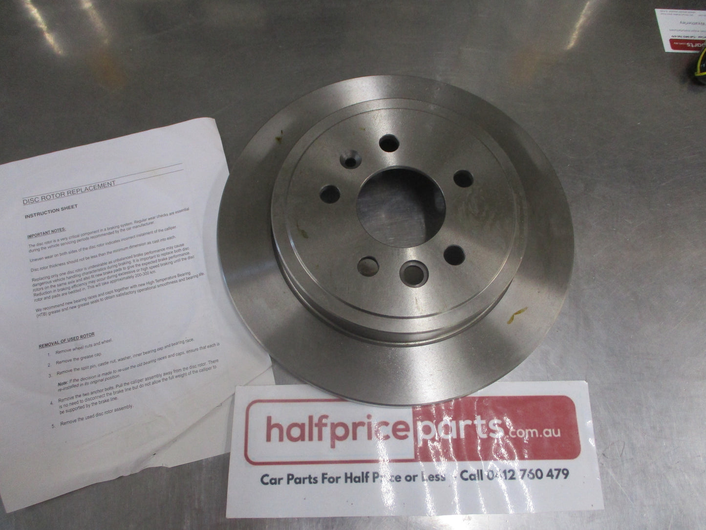 ACDelco Rear Brake Rotor Suits Ford BA/BF/FPV/Fairlane/BA Typhoon Falcon New Part