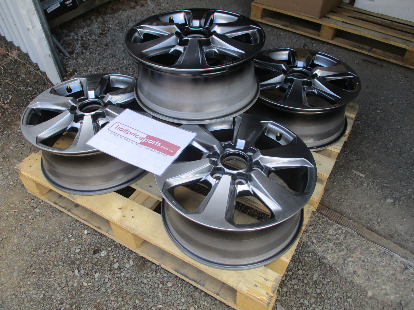 Toyota Landcruiser 300 Series Genuine Alloy Wheels Set 5 (No Caps) Used Part
