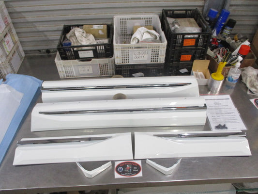 Mitsubishi Outlander ZM Genuine Under Side Garnish White (W37) Kit New Part .