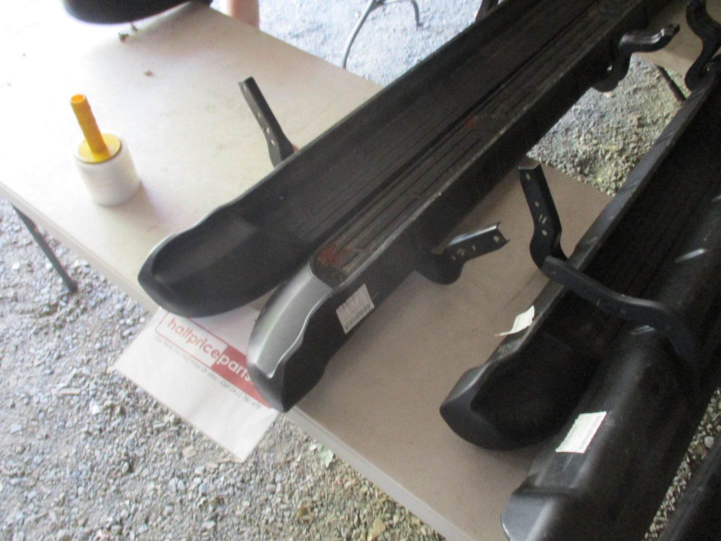 Toyota Hilux Dual Cab Genuine Black Side Step Pair W/ Brackets - New Part