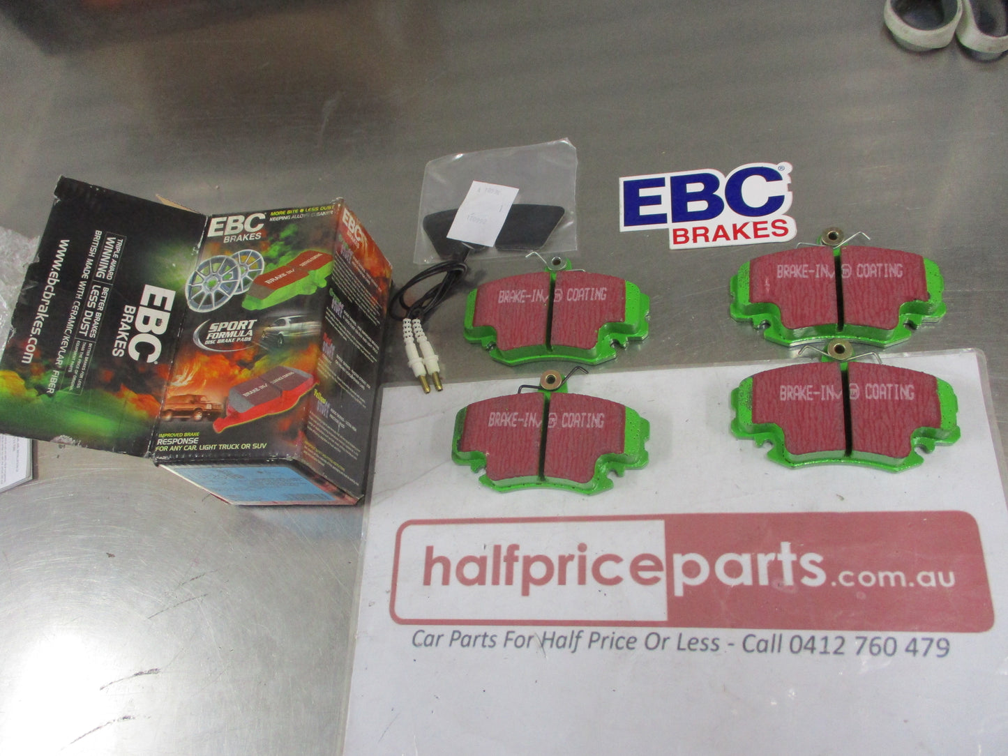 EBC Greenstuff Front Disc Brake Pad Set Suits Renault Twingo New Part