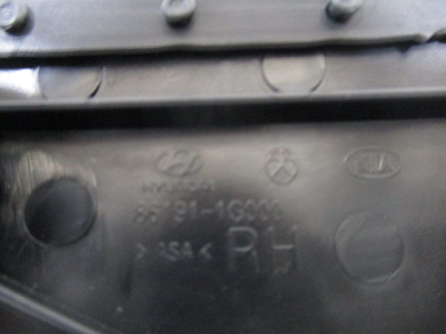 Kia Rio Genuine Right Hand Front Door Glass And Moulding Trim New Part