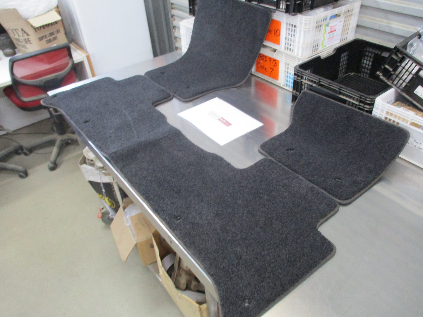 Land Rover Range Rover Sport Genuine Ebony Carpet Floor Mat Set -No Bag- New Part