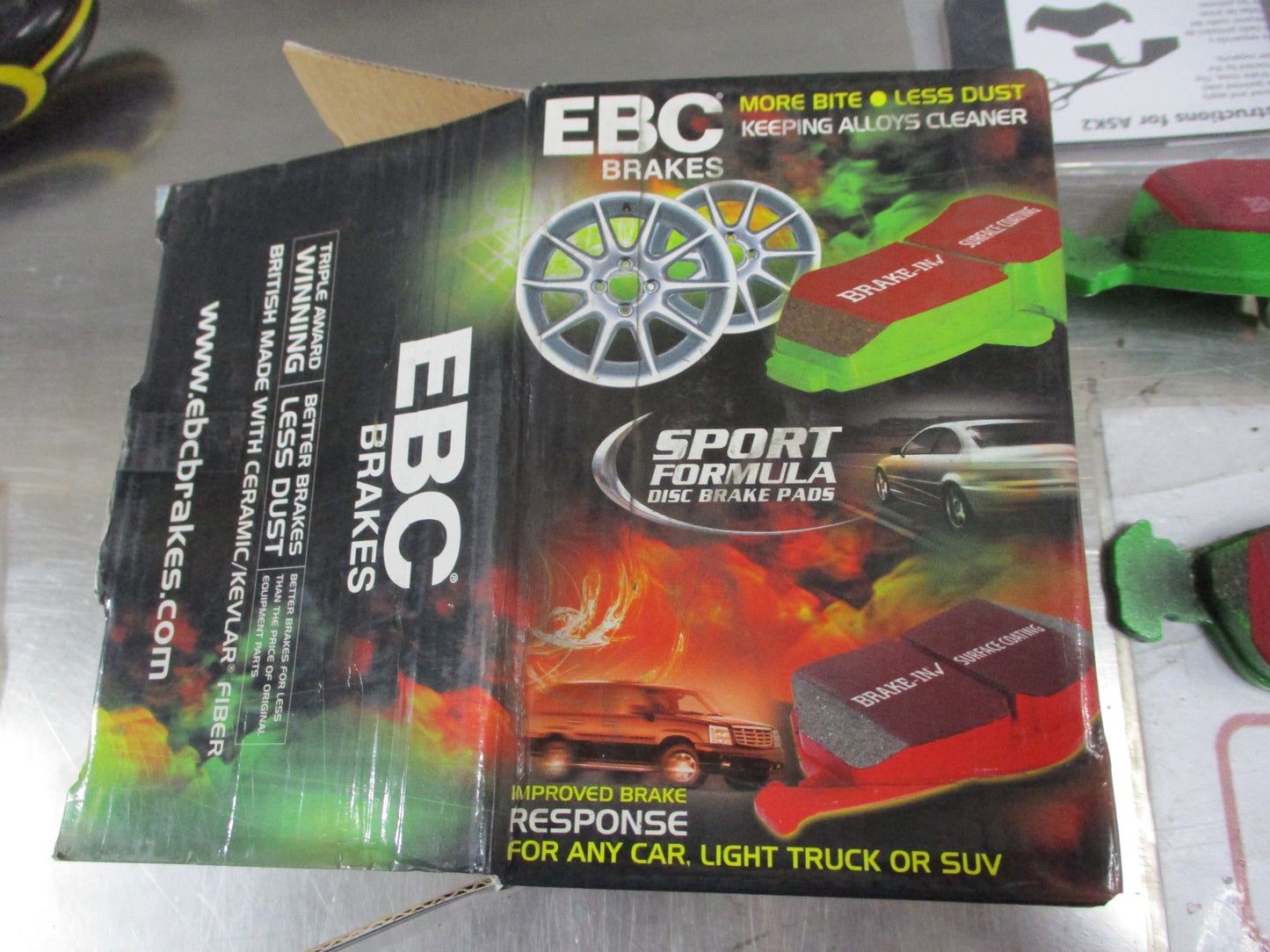 EBC Greenstuff Front Disc Brake Pad Set Suits Peugeot 106 New Part